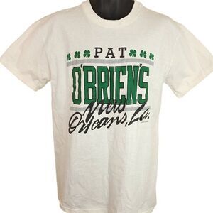 Pat OBriens Bar T Shirt Vintage 90s New Orleans NOLA Hurricane Made In USA Mens